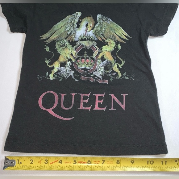 Queen Band Black Graphic T-Shirt Kids 3T Classic Rock Official Merchandise - Picture 6 of 7